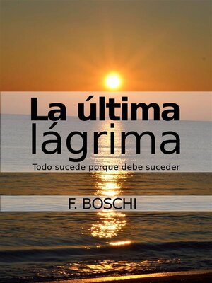 cover image of La Última Lágrima